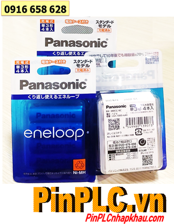 Eneloop BK-3MCC/4C; Pin sạc AA1900mAh 1.2v Panasonic Eneloop BK-3MCC/4C thị trường Nội địa Nhật 